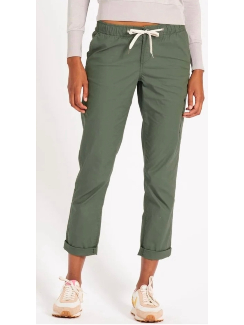 Vuori Women’s Ripstop Pant Army Green Size Medium